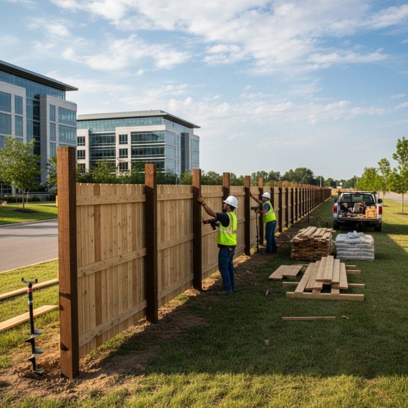 Farm Fencing Installation detail